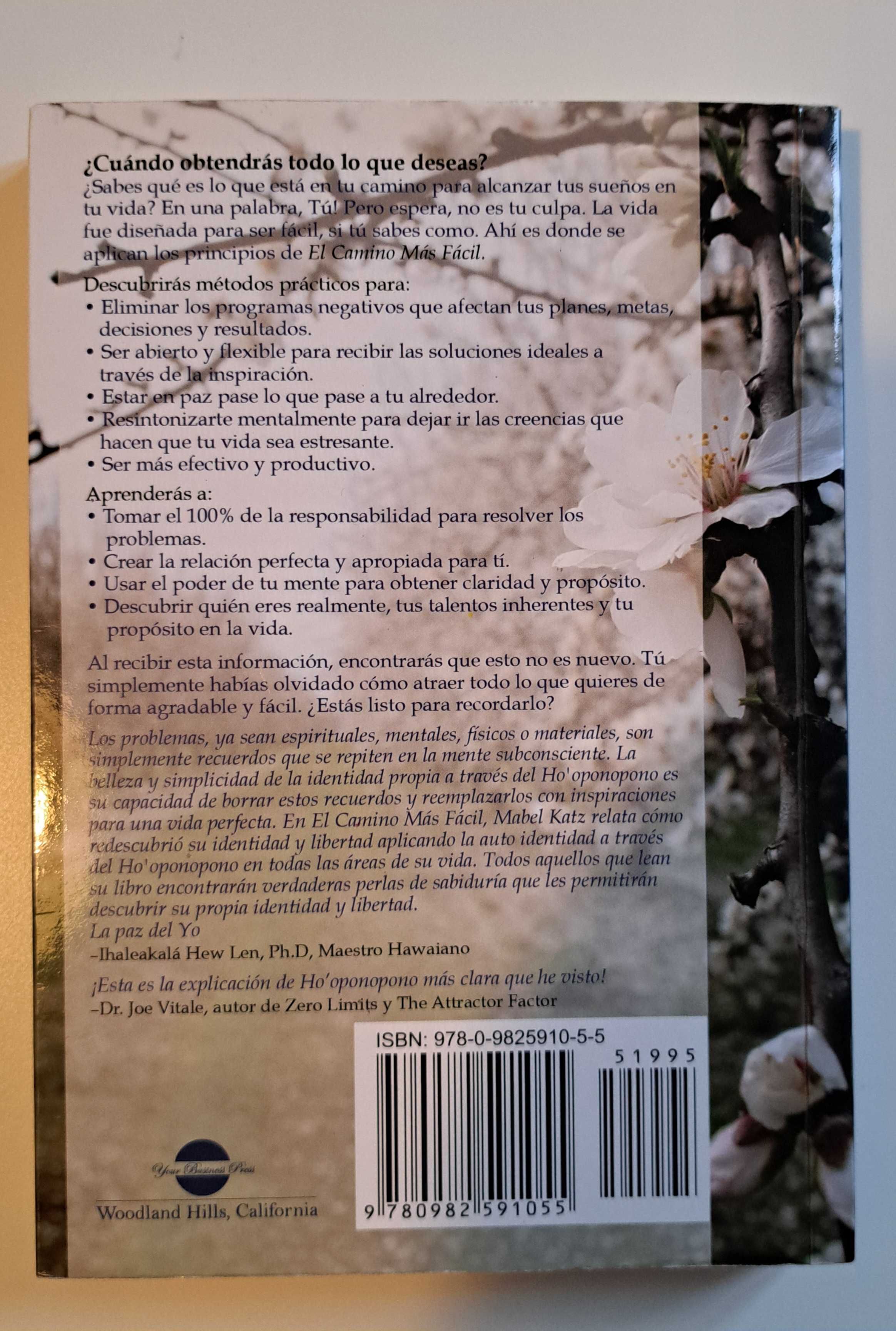 Libro, El Camino Más Fácil, de Mabel Katz, Edición Especial (Espanhol)