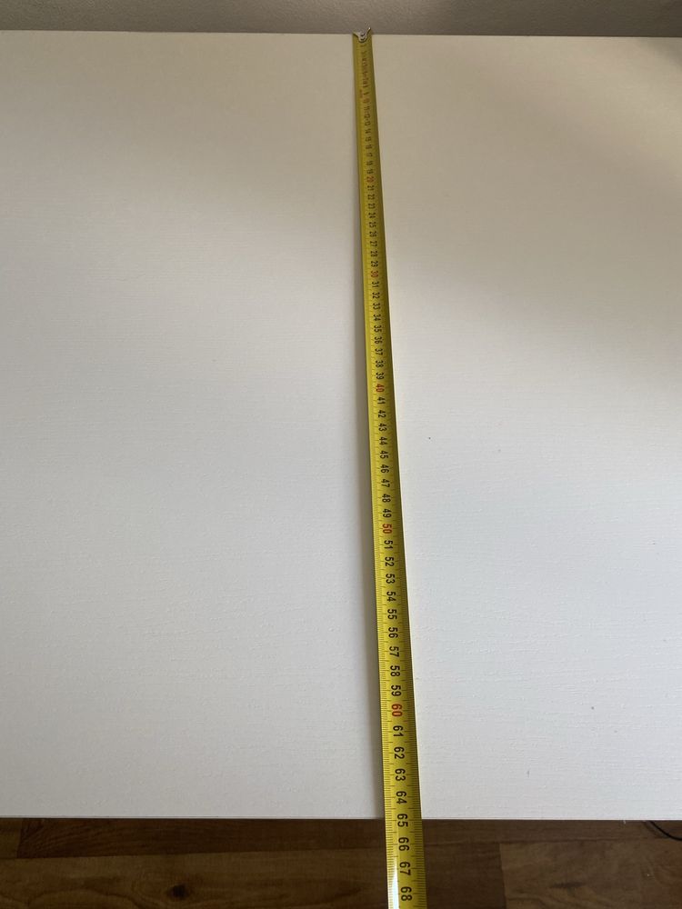 Solidne grube Biurko IKEA - białe 160 cm x 65 cm x 80 cm, grubość 3,3