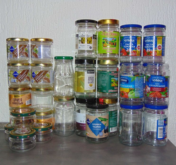 Банки скляні для консервування, 31шт.