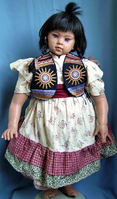 Шикарный подарок высока кукла лялька Rotraut Schrott 75 см низкая цена