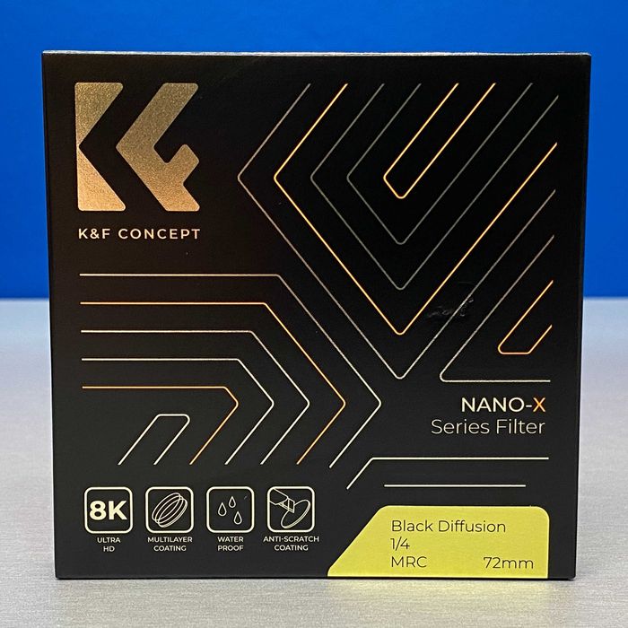 Filtro K&F Concept Nano-X Series Black Mist 1/4 Slim 72mm (NOVO)