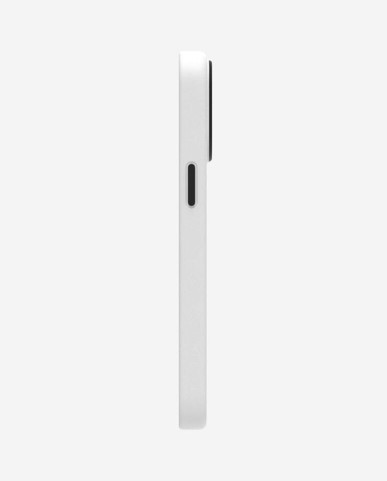 Capa Couro Vegan p/ iPhone 15 Pro Max Branco- Vegan Leather Case White