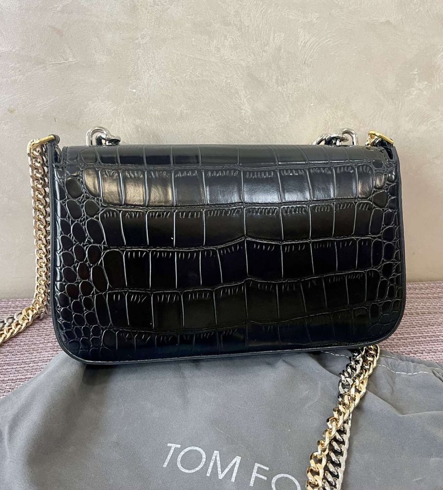 Брендова шкіряна сумка Tom Ford