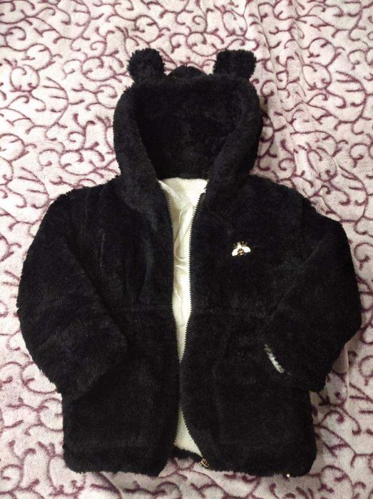 Дитяча стильна тепла шубка