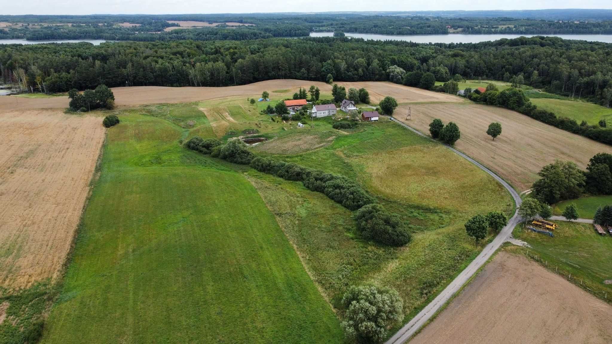 Działka rolno-budowlana z WZ 1.28ha Florczaki,5km od Kretowin