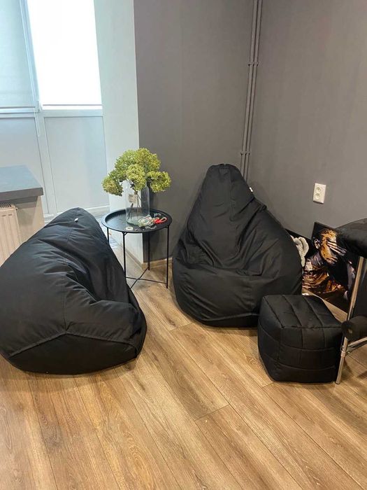 Безкаркасне крісло-мішок, крісло-груша, крісло – м'яч від виробника.