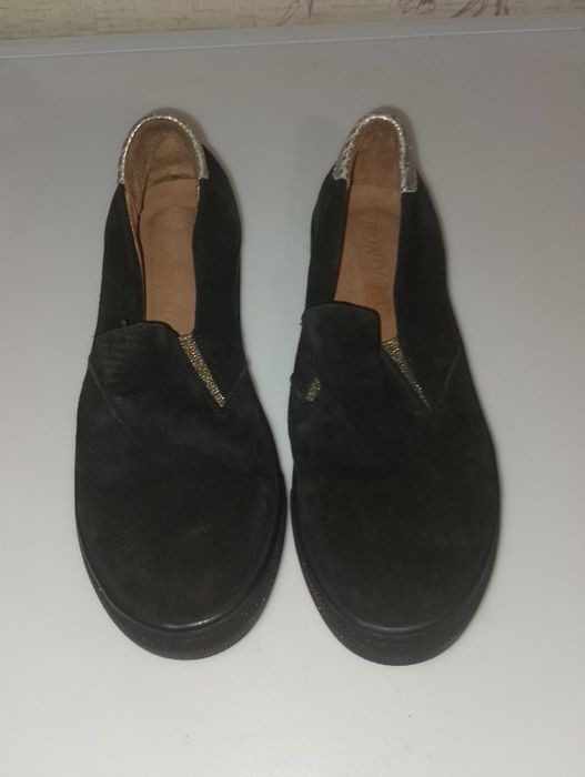 Замшові балетки нові