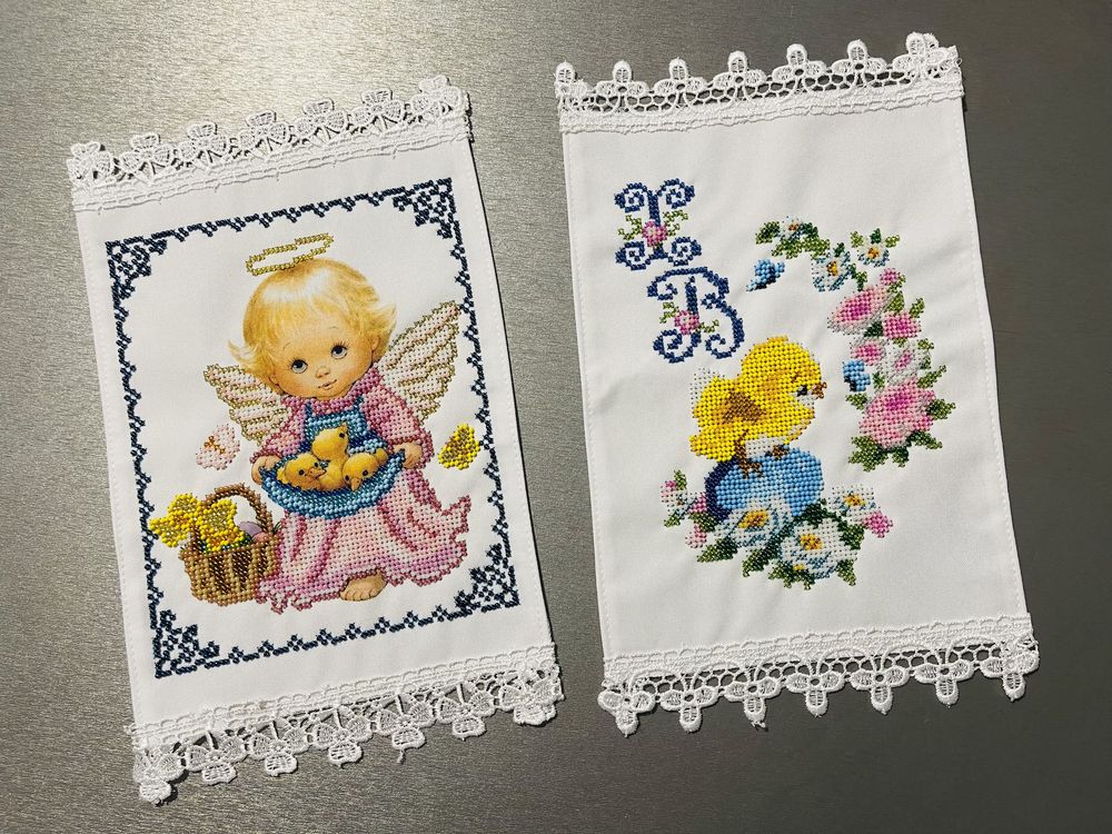Великодні рушнички, пасхальні рушники, на кошик