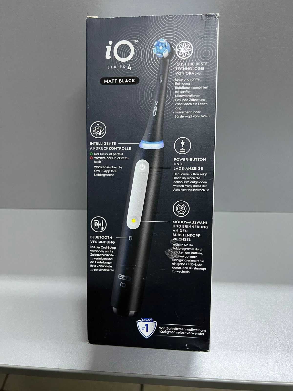 Oral-B iO 4 Matt Black Электрическая зубная щетка НОВАЯ!