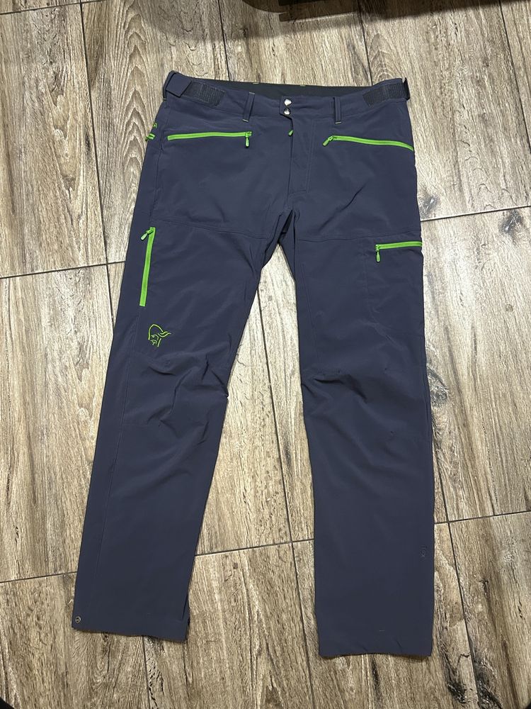 Męskie spodnie trekkingowe typu Softshell NORRONA Falketind Flex1 XXL