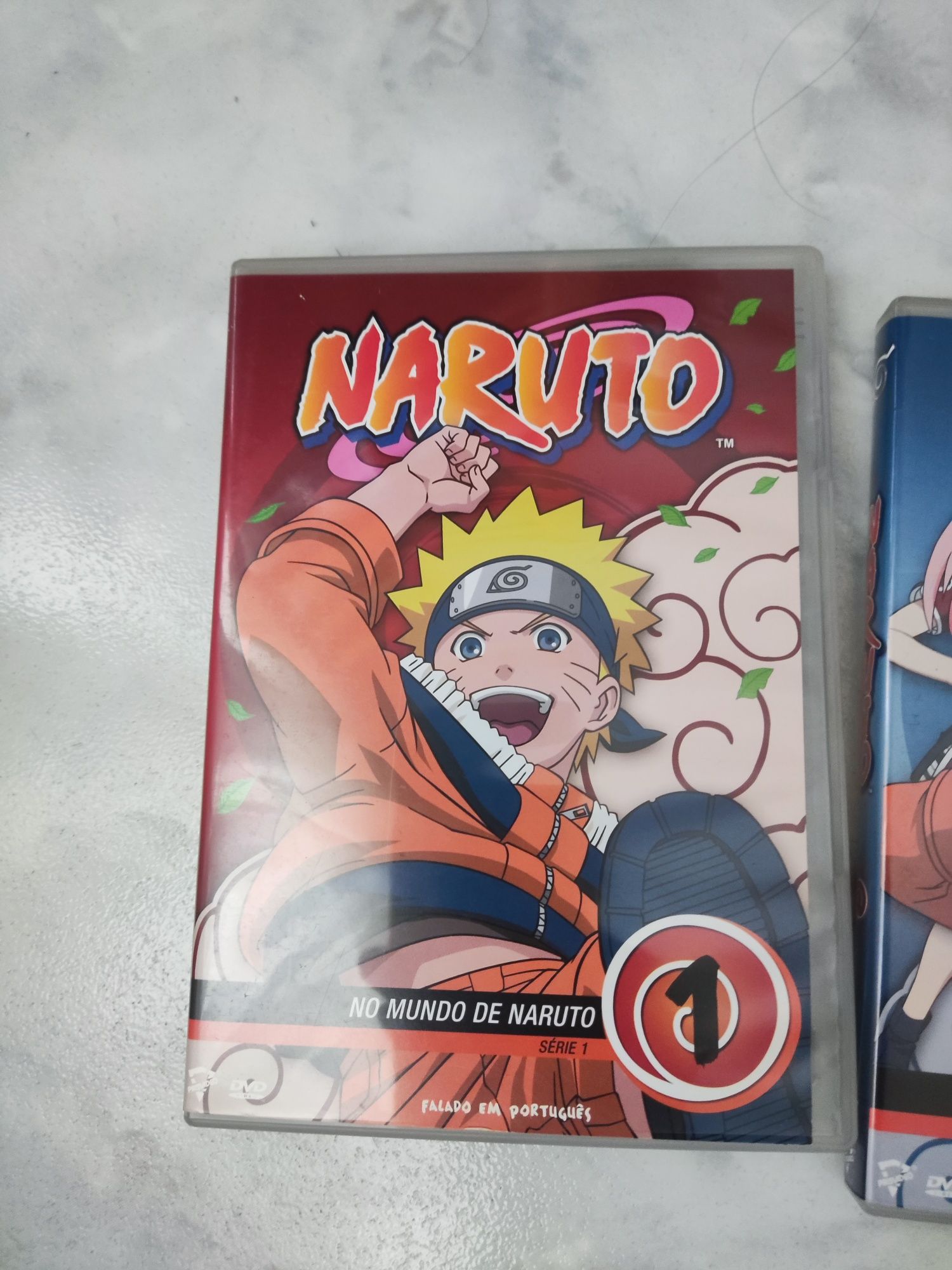 Conjunto dvds episódios naruto ptpt