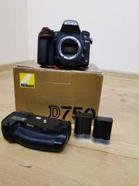 Nikon D750 nowa migawka grip 3 baterie