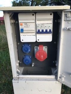 Skrzynka budowlana na prąd