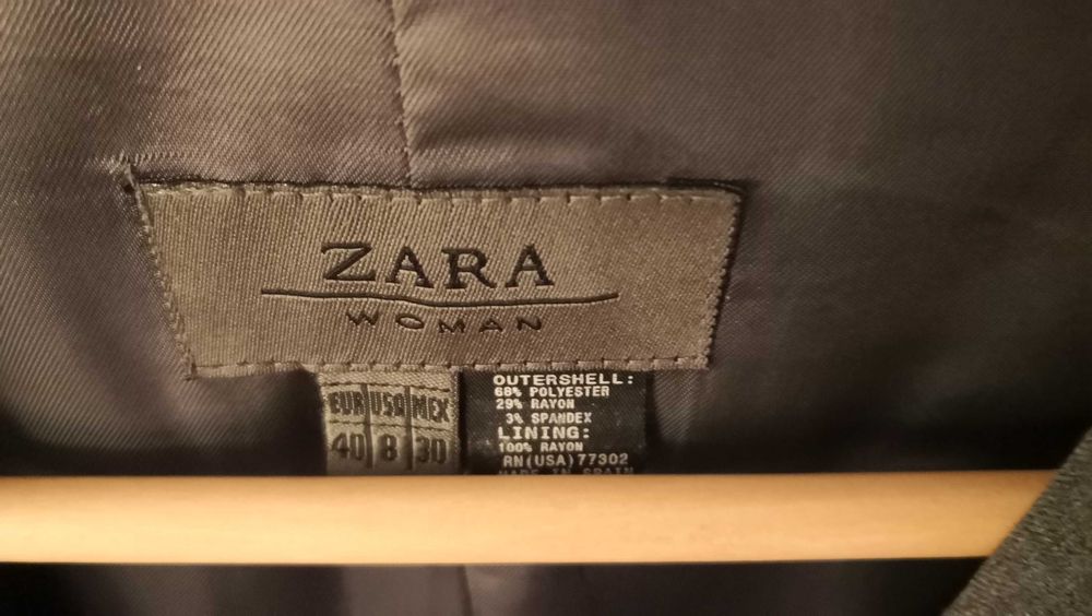 Casaco/ Blazer de senhora cizento - Zara - 40 como novo