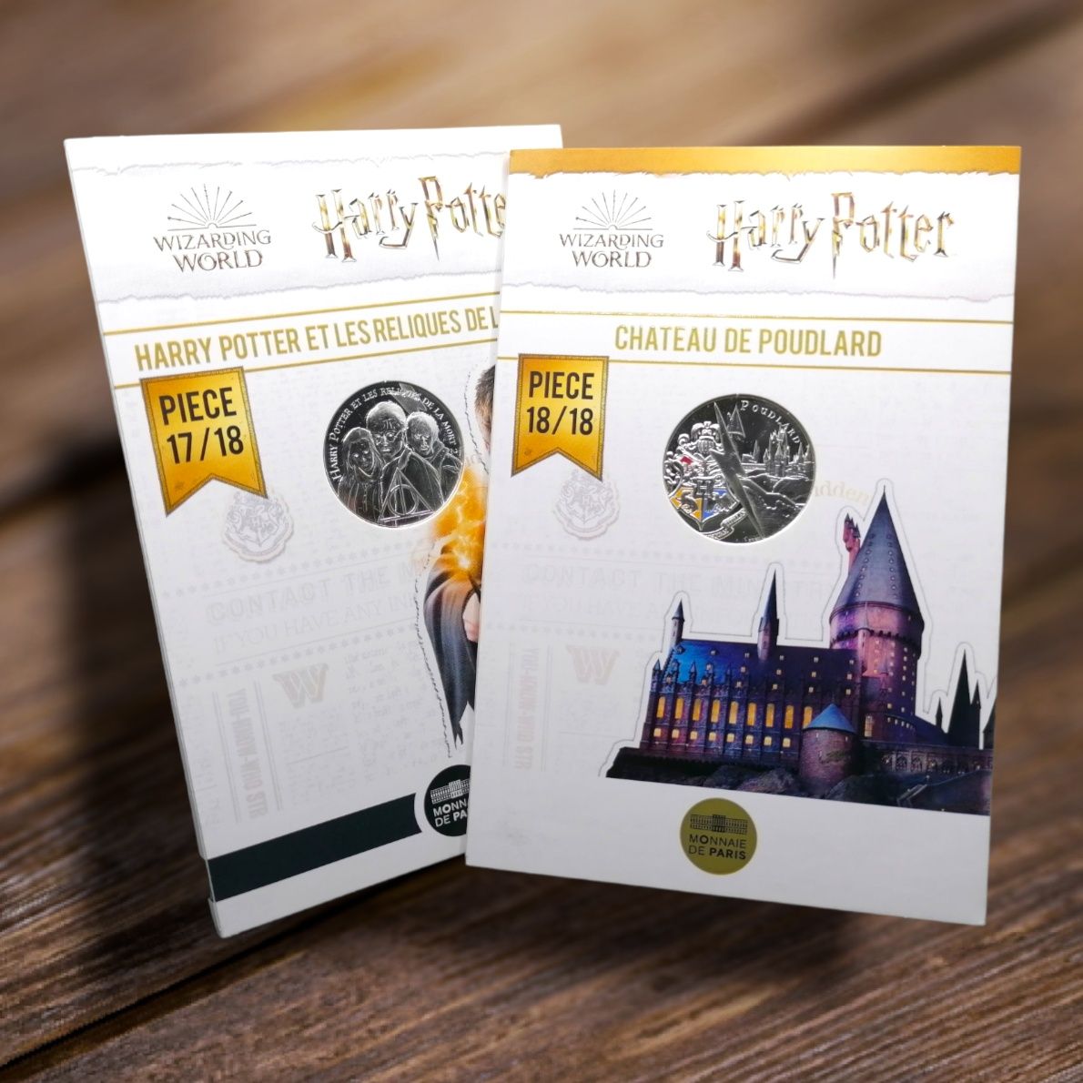 Coleção Harry Potter - Moedas Comemorativas Prata Proof