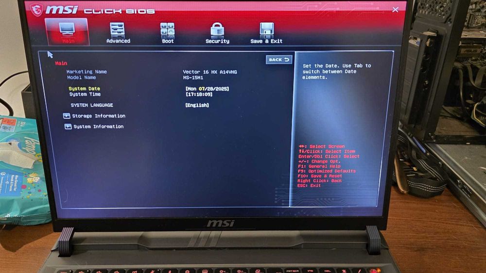 Nowy Laptop dla graczy MSI Vector 16 HX i9 Ultra 32GB RAM 2TB RTX 5070