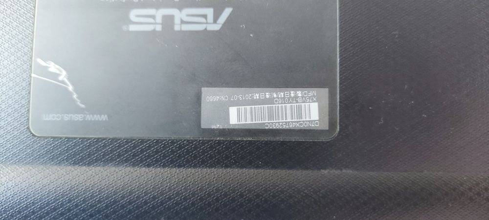 Ноутбук ASUS X75v