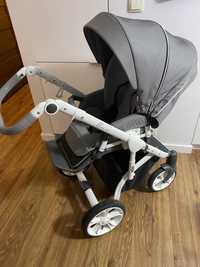 Wózek spacerówka + nosidełko niemowlęce + adaptery +torba