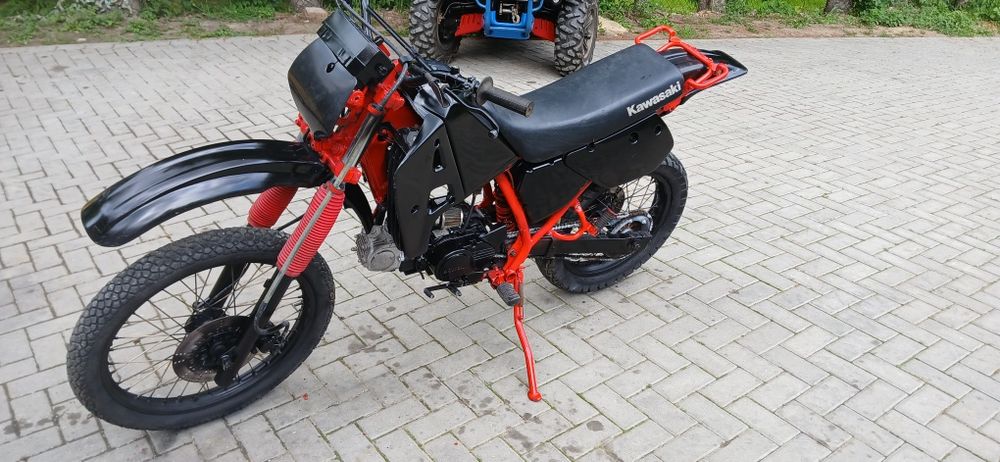 Cross 125 na duzej ramie