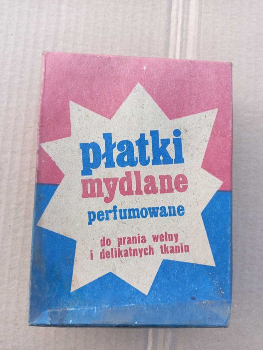 Płatki mydlane PRL