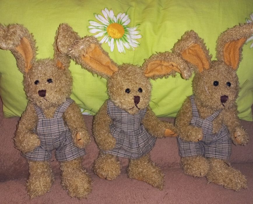 Вінтажні Зайці , iграшка ,  Винтажная игрушка, зайцы