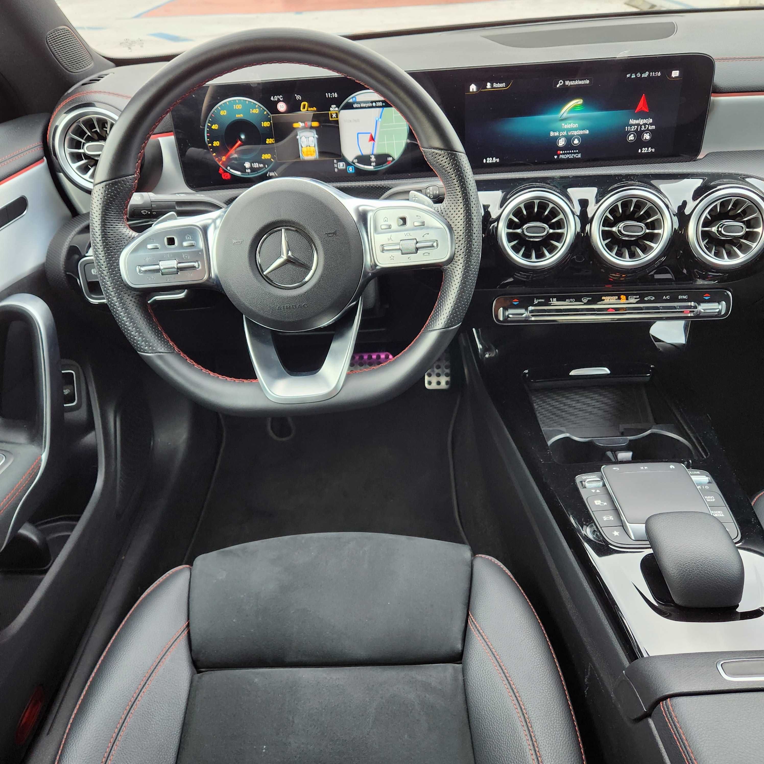 Mercedes Cla 2.0 Benzyna Wynajem wypozyczalnia samochodow aut premium