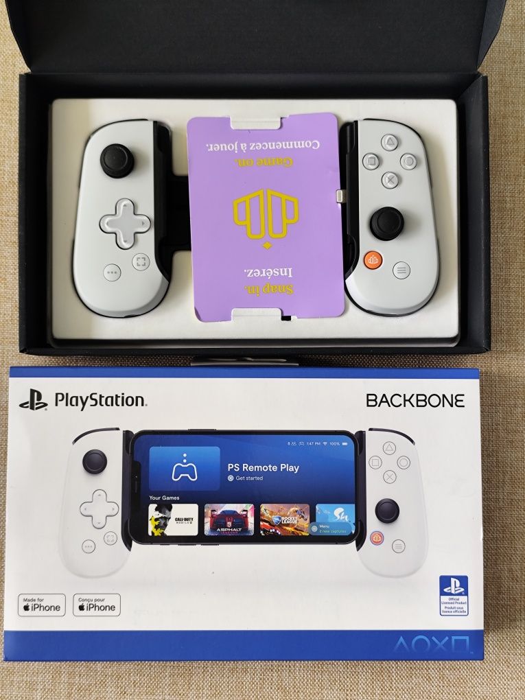 Геймпад джойстик Backbone One для iPhone PlayStation Edition White