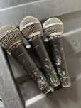 3 unidades de mifrofones shure sm 58