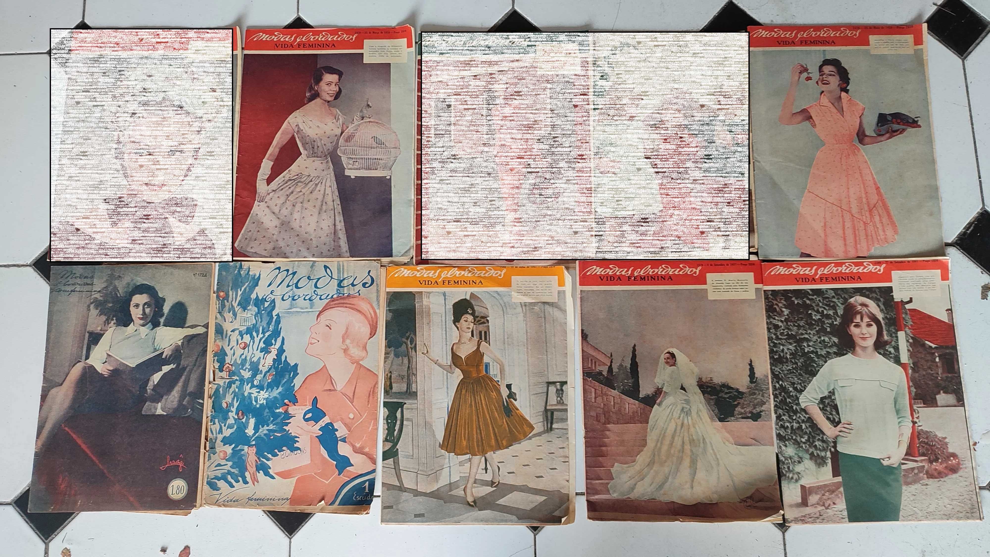 Lote 76 Revistas antigas Modas e Bordados
