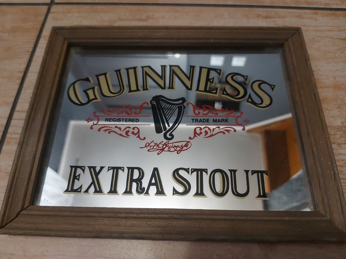 Guinness reklama szyld tablica tabliczka lustro
