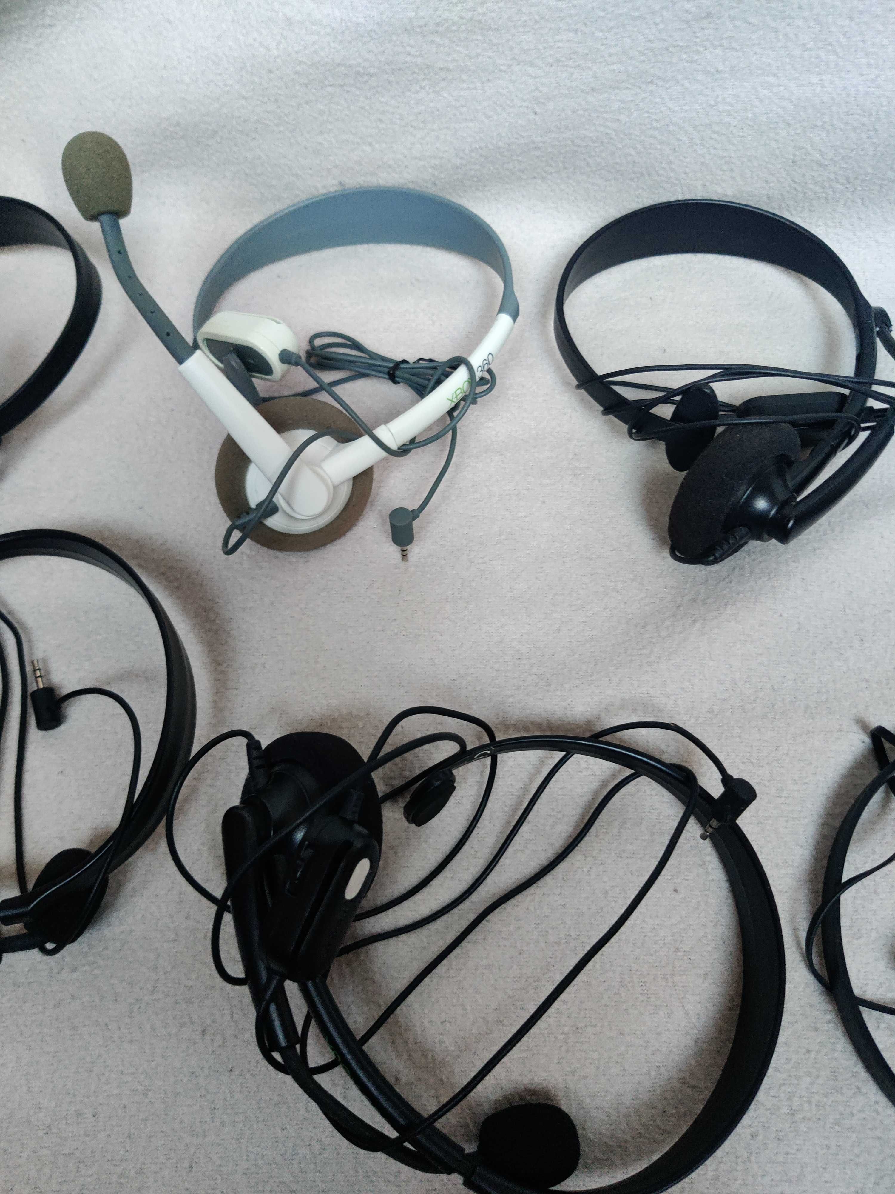 9 słuchawek / słuchawka z mikrofonem i bez  Microsoft Xbox360 headset