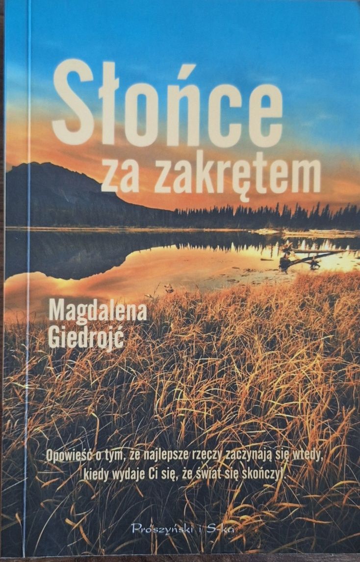 Książka Słońce za zakrętem Magdalena Giedrojć