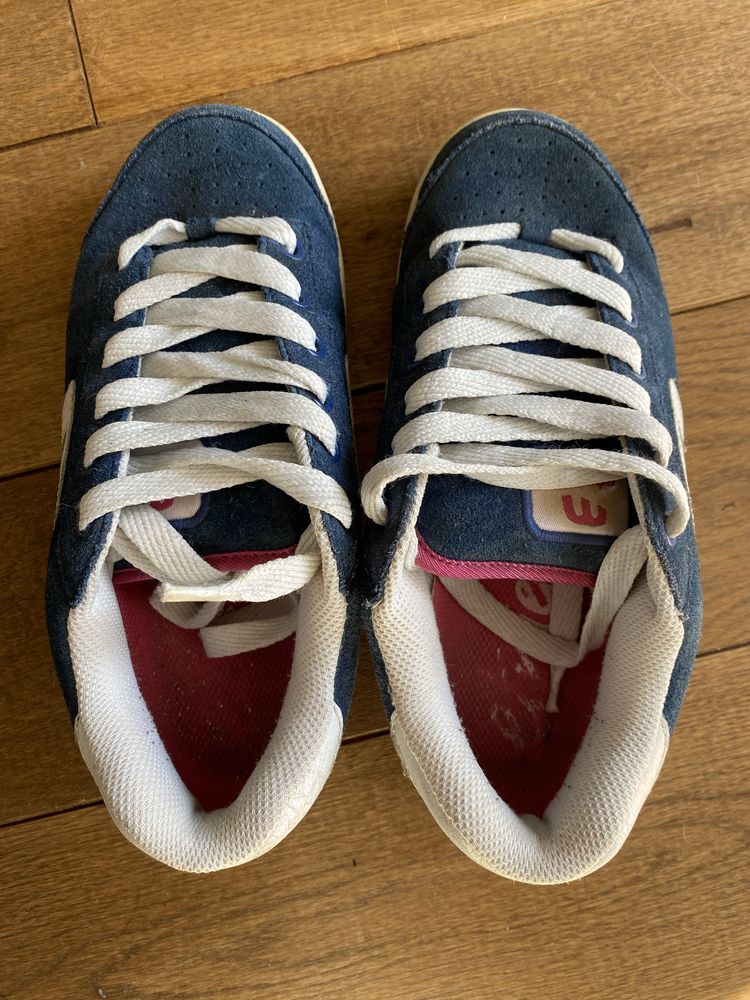 Buty Etnies Novice oryginalne 37,5 niebieskie granatowe