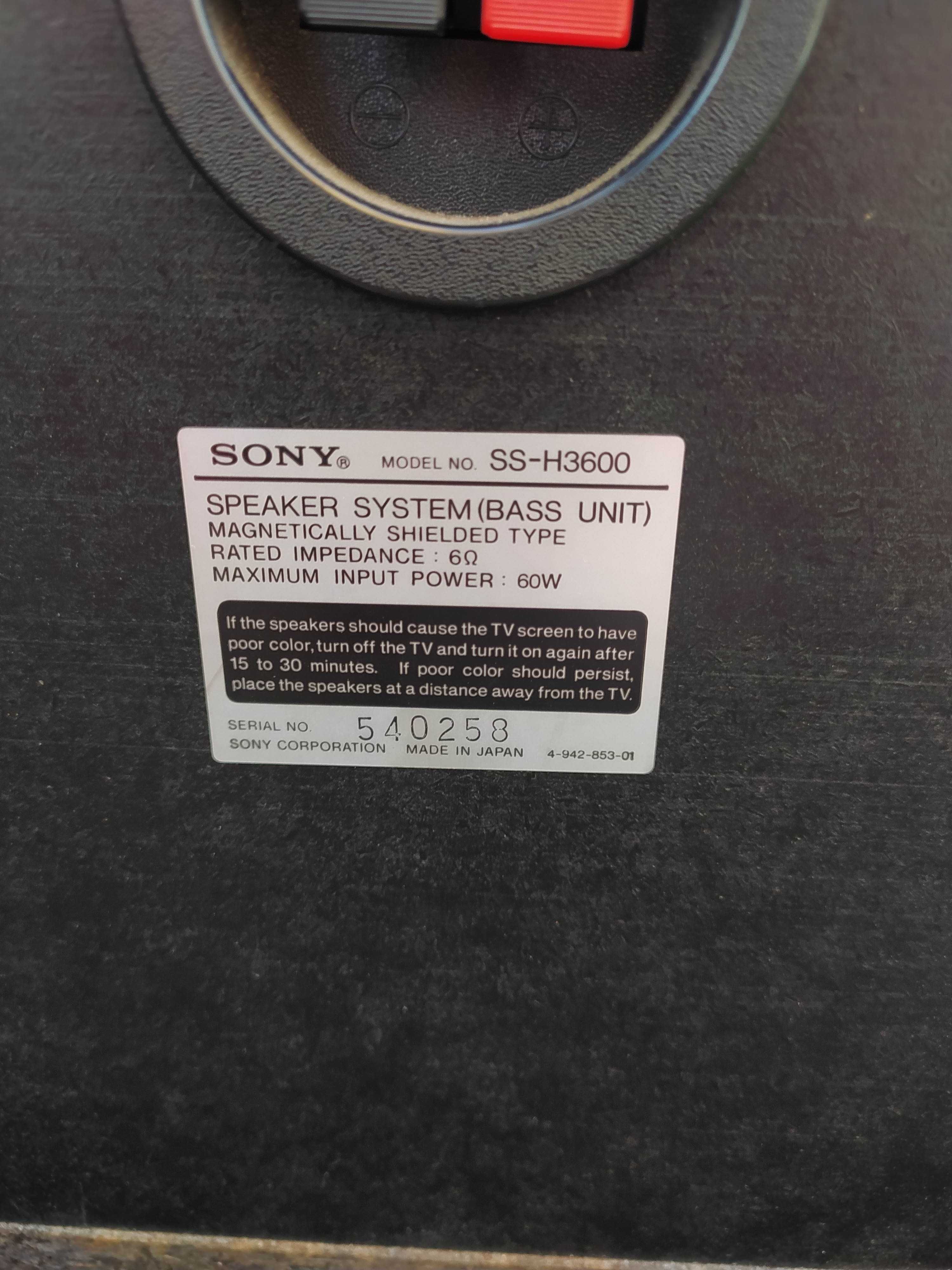 Акустика Sony SS-H3600