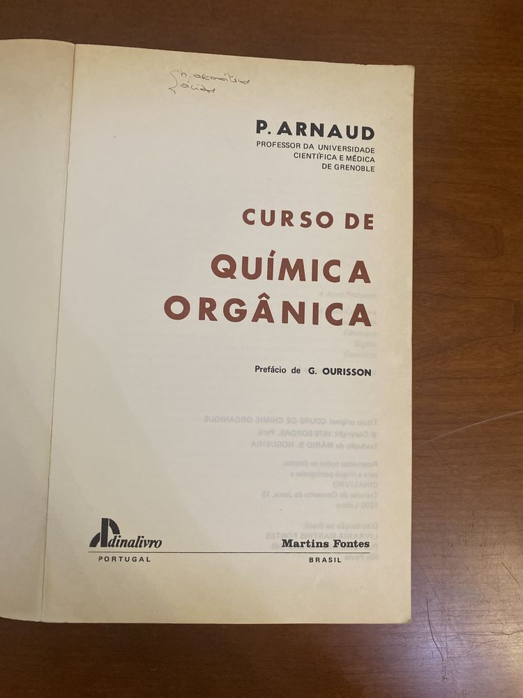 Livro de Química Orgânica