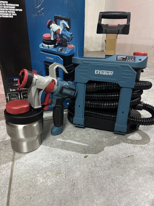 Agregat malarski Erbauer 800 W pistolet natryskowy