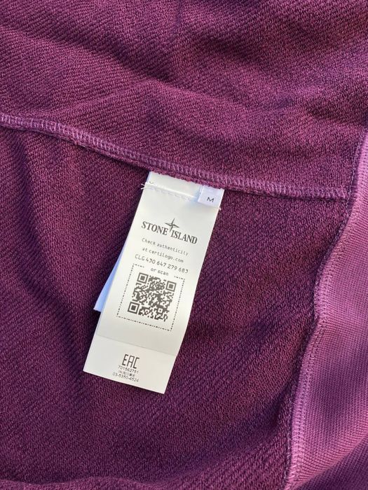 Зіп худі Stone Island Фіолетовий | Кофта Стон айленд Мужская | Стоник
