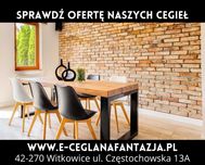 Cegła na Ścianę i Elewacje Cięta Dekoracyjna Płytki Ceglane Lico Cegły
