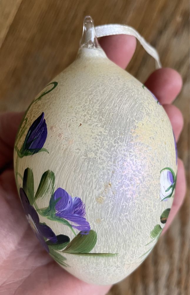 Jajko wielkanocne ręcznie malowane