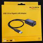 Karta sieciowa USB 3.0 to Gigabit LAN Adapter- Delock 10/100/1000 Mbps