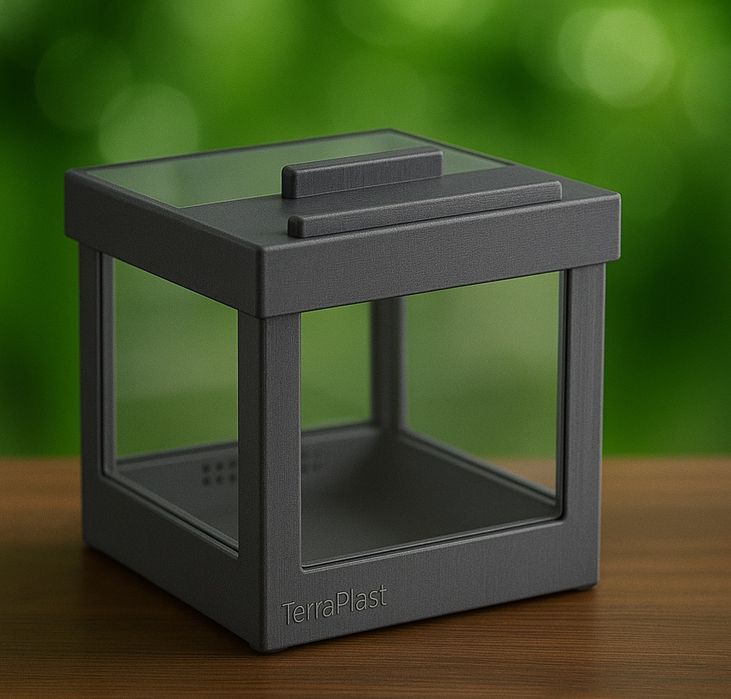 Terrarium 10x10 cm – ptaszniki, modliszki, skakuny