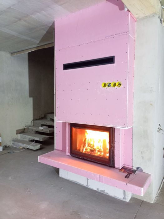 Монтаж каміна. Установка, підключення, розводка тепла по кімнатах