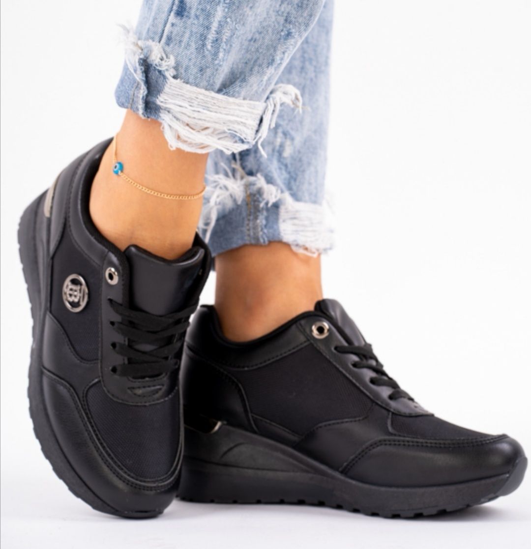 36 37 38 sneakersy 39 40 41 adidasy na koturnie koturny gruba podeszwa