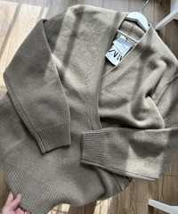 Sweter kardigan Zara 100% kaszmir