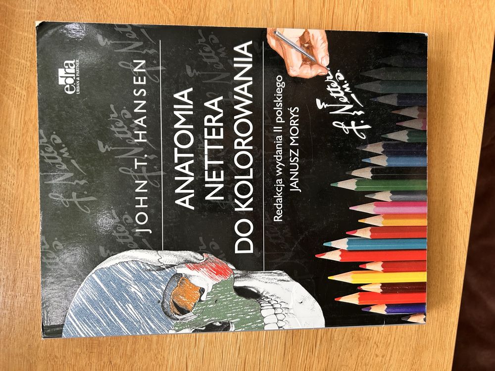 Atlas anatomii Gilroy, atlas do kolorowania Netter i fiszki