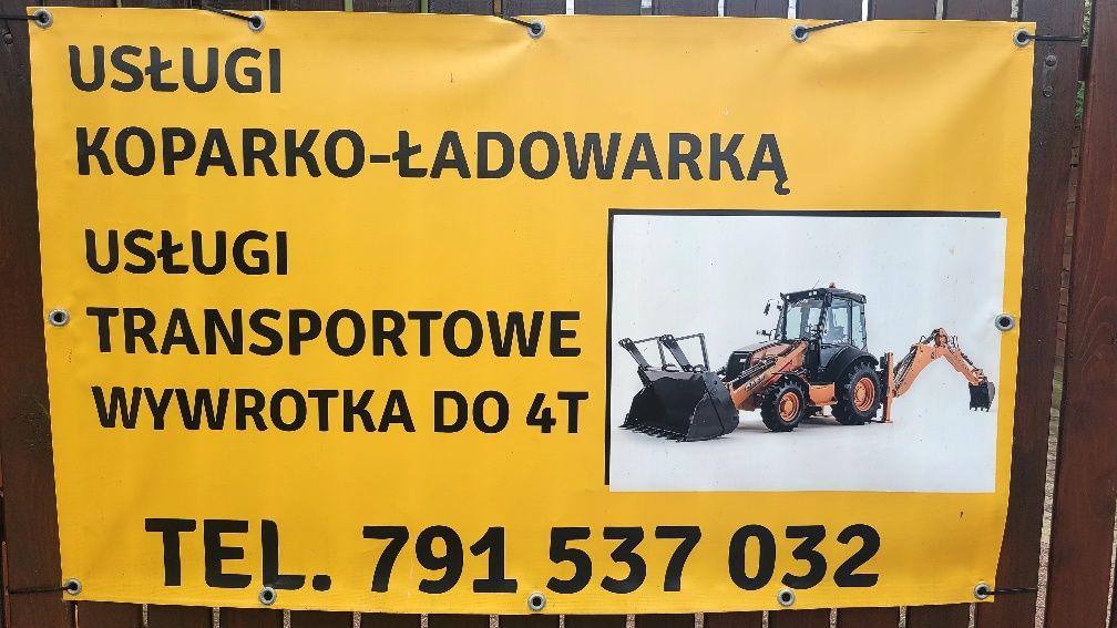 Usługi Transportowe  Wywrotką+Usługi Koparko-Ładowarką