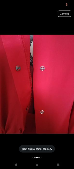 Bordowa garsonka rozmiar L