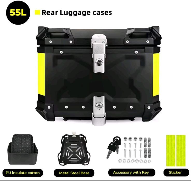 Кофр алюміневий для мотоцикла 55 літрів