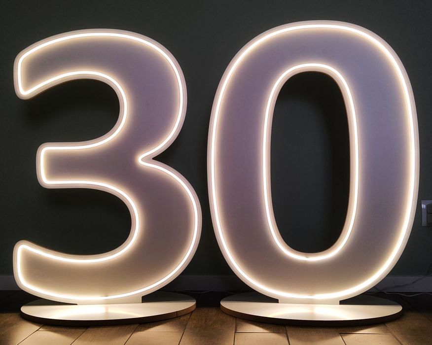 Cyfry LED  (90cm) - NOWOŚĆ Urodziny