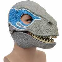 Maska Dinozaur Dino T-rex Lateksowa Karnawał Przebranie